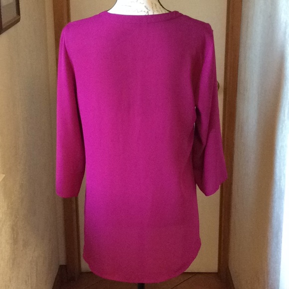 EXPRESS Purple Top Polyester - Picture 6 of 8
